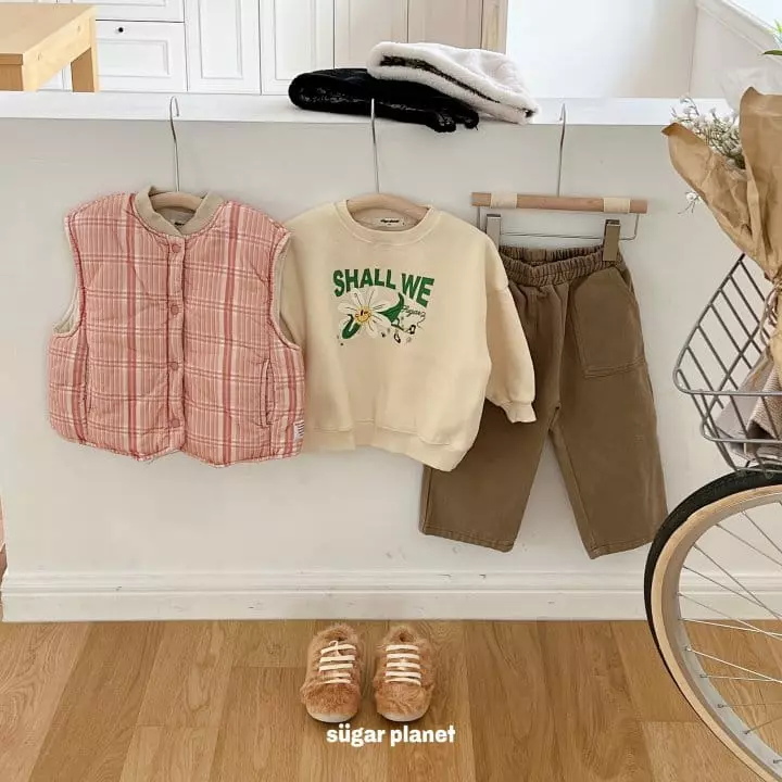 Sugar Planet - Korean Children Fashion - #kidsstore - Big Check Vest - 3