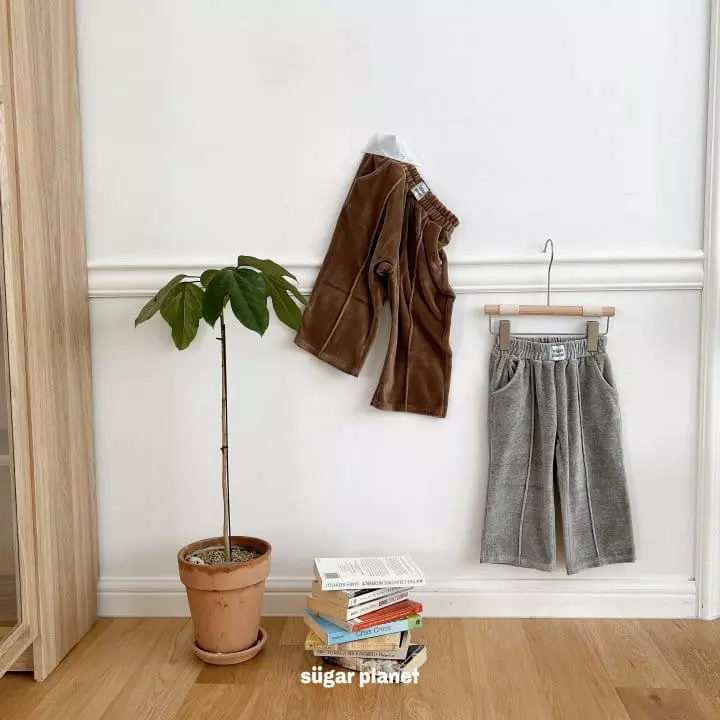 Sugar Planet - Korean Children Fashion - #kidzfashiontrend - Veloure Boxer Pants - 3