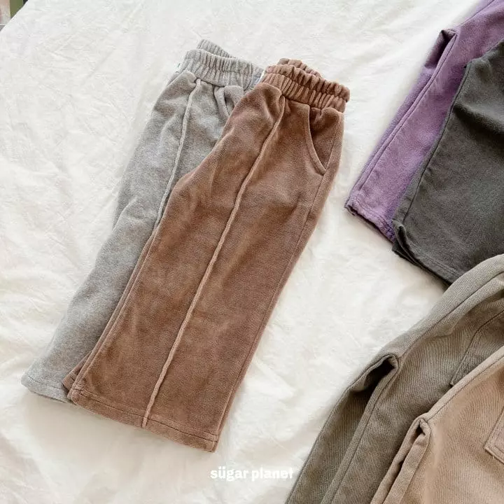 Sugar Planet - Korean Children Fashion - #littlefashionista - Veloure Boxer Pants - 5