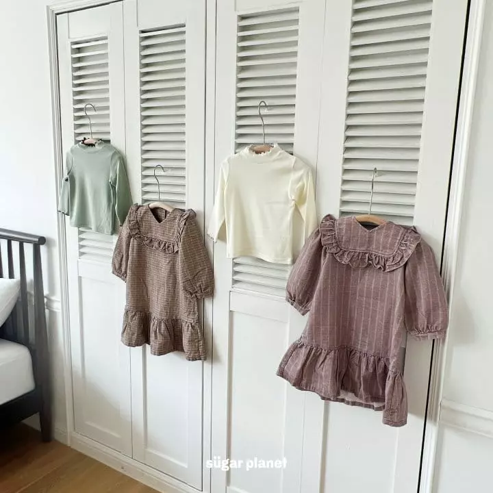 Sugar Planet - Korean Children Fashion - #magicofchildhood - Brick Romance one-piece - 3