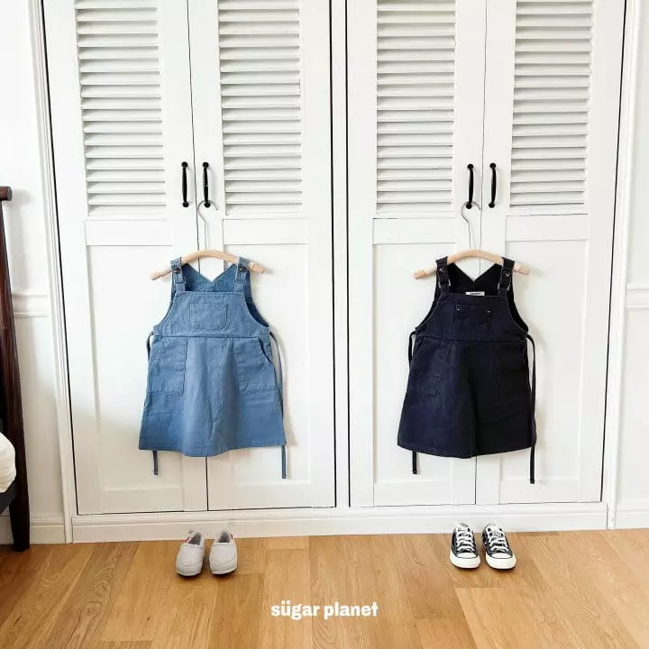 Sugar Planet - Korean Children Fashion - #magicofchildhood - Rope Dungarees One-piece