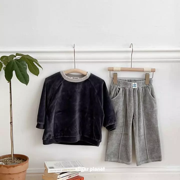 Sugar Planet - Korean Children Fashion - #minifashionista - Veloure Sweatshirt - 5