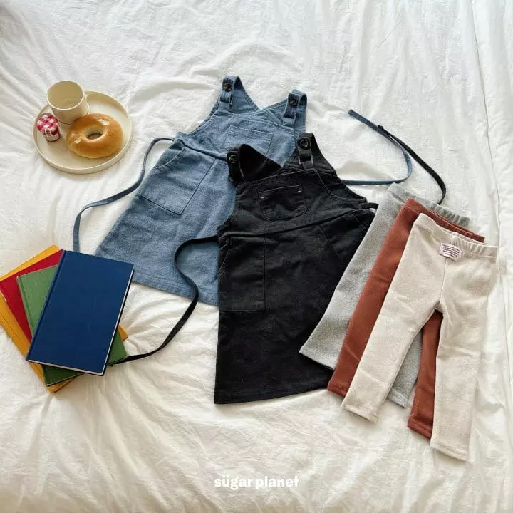 Sugar Planet - Korean Children Fashion - #minifashionista - Rope Dungarees One-piece - 2