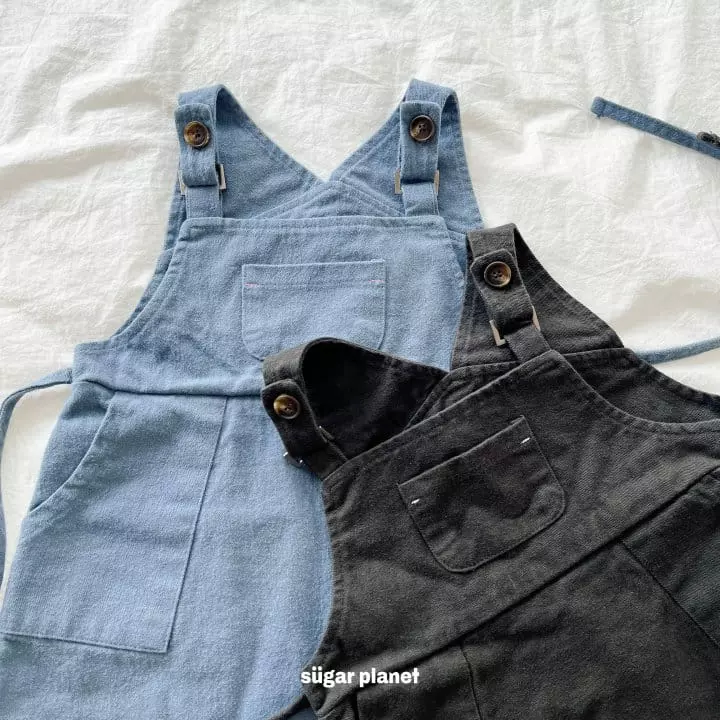 Sugar Planet - Korean Children Fashion - #prettylittlegirls - Rope Dungarees One-piece - 3