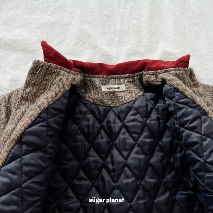 Sugar Planet - Korean Children Fashion - #todddlerfashion - Check Padding - 4