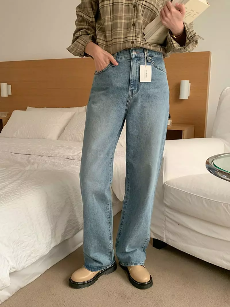 Tahiti - Korean Women Fashion - #momslook - Wide Jeans
