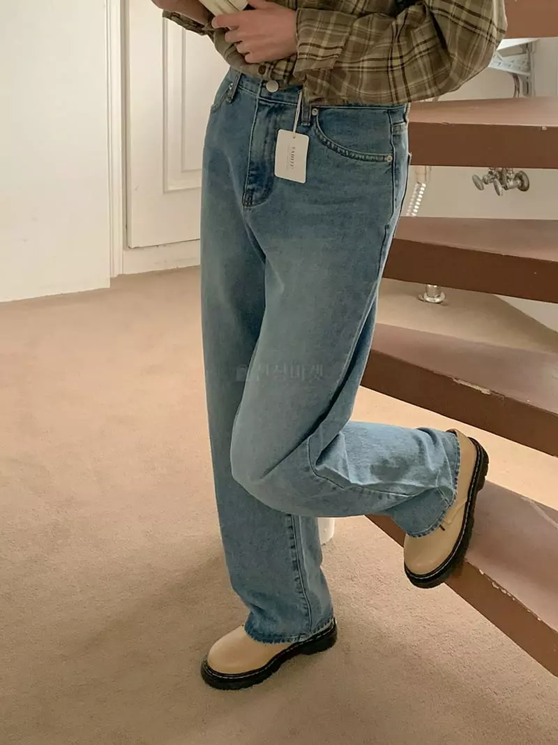 Tahiti - Korean Women Fashion - #momslook - Wide Jeans - 5