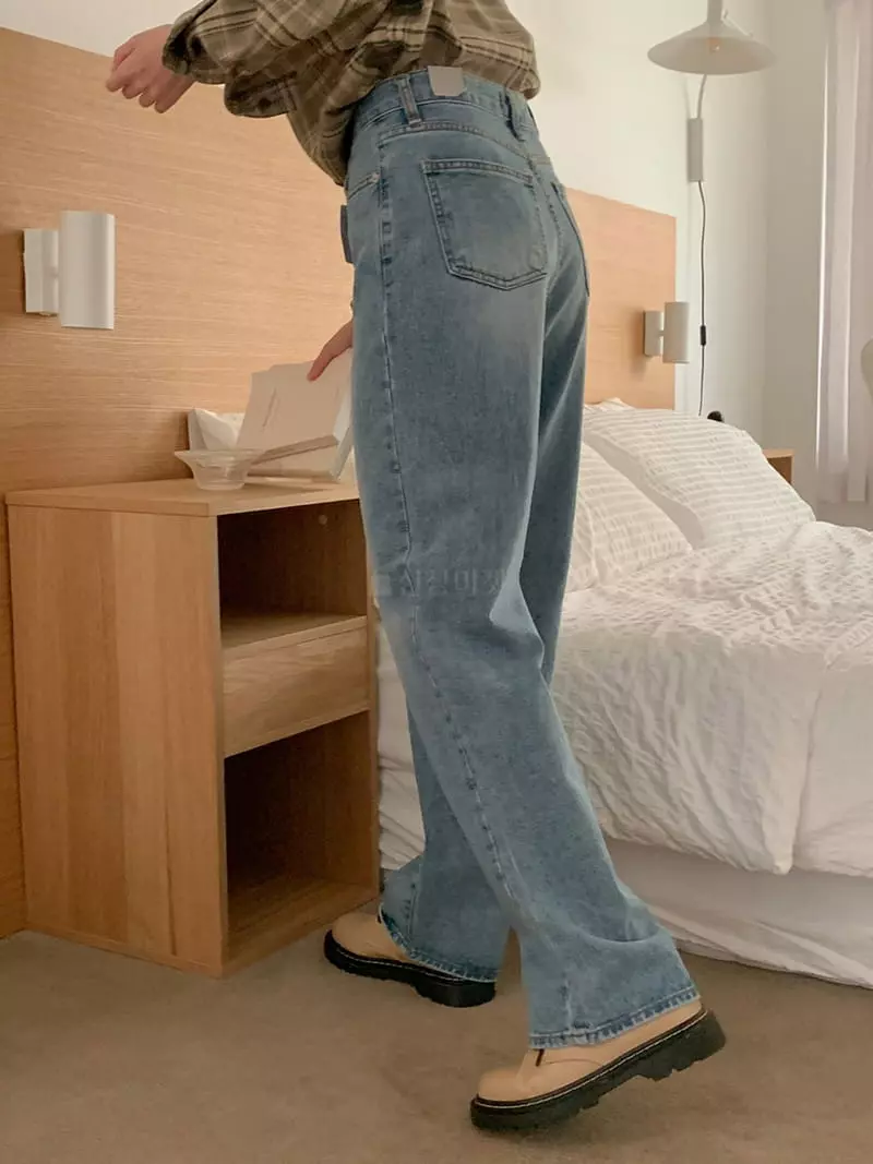Tahiti - Korean Women Fashion - #momslook - Wide Jeans - 9