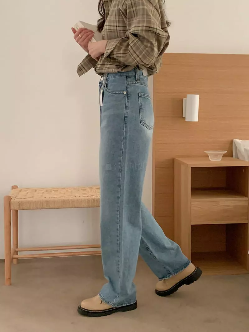 Tahiti - Korean Women Fashion - #womensfashion - Wide Jeans - 10