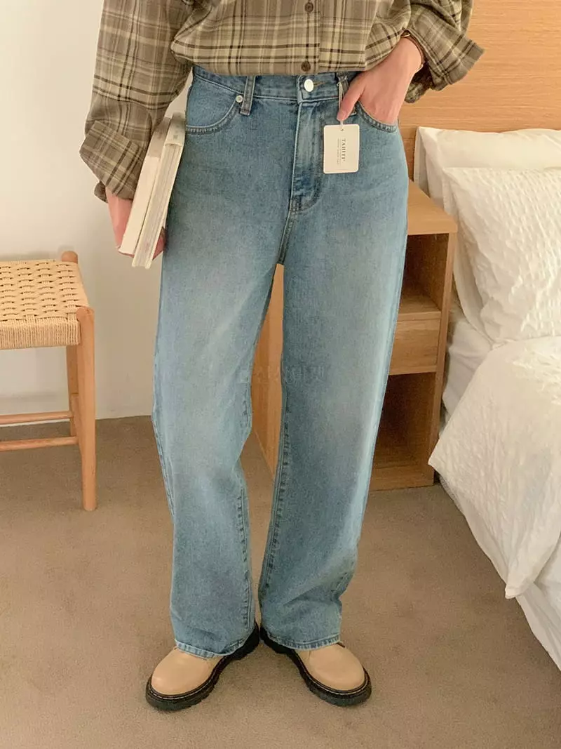 Tahiti - Korean Women Fashion - #womensfashion - Wide Jeans - 8