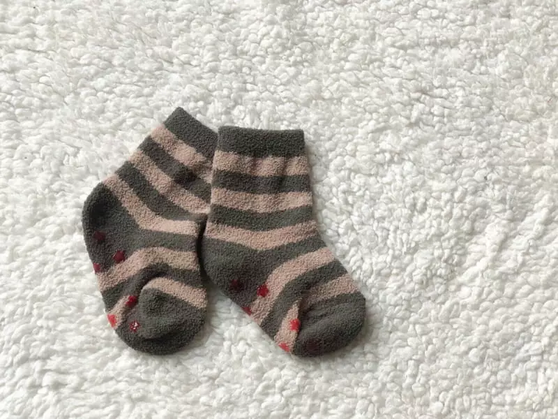 Teamand - Korean Children Fashion - #prettylittlegirls - Stripes Sleep Socks Set - 4