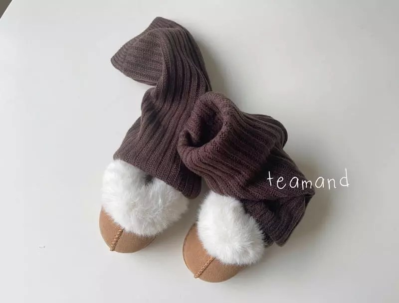 Teamand - Korean Children Fashion - #childofig - Rib Warmer Foot Toshi - 3