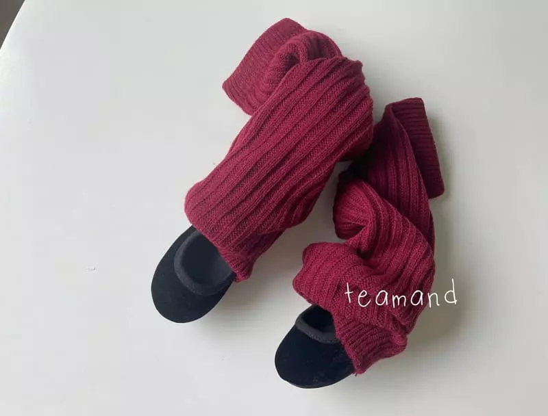 Teamand - Korean Children Fashion - #kidsstore - Rib Warmer Foot Toshi - 9