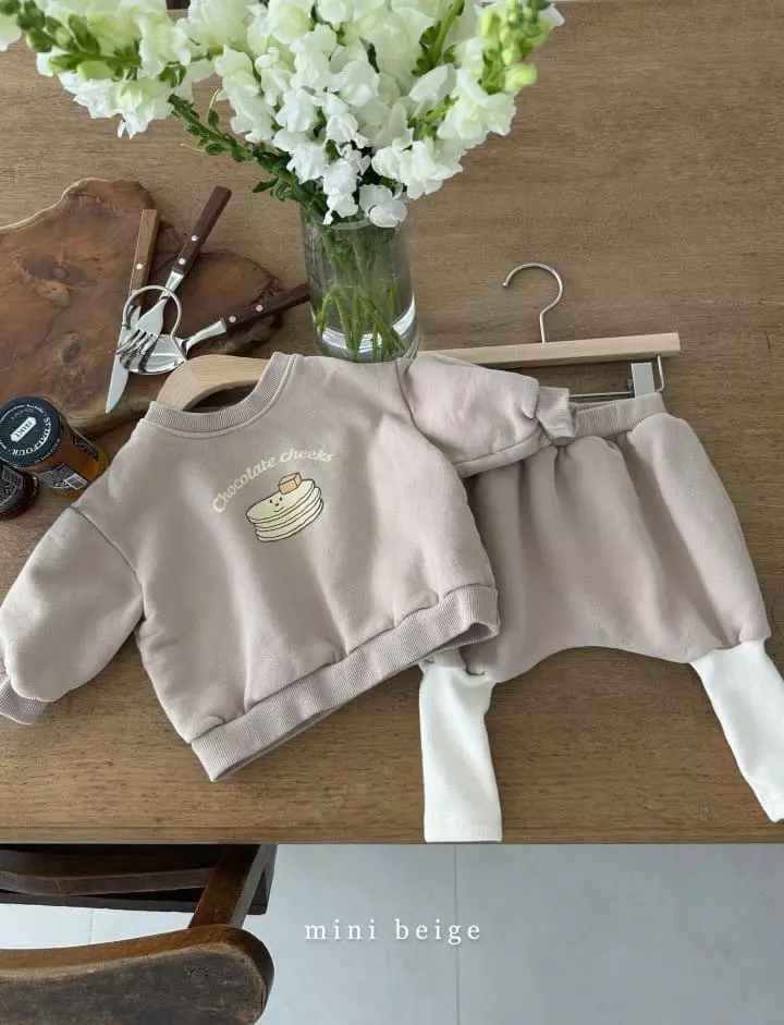 The Beige - Korean Baby Fashion - #babyboutique - Bread Top Bottom Set - 2