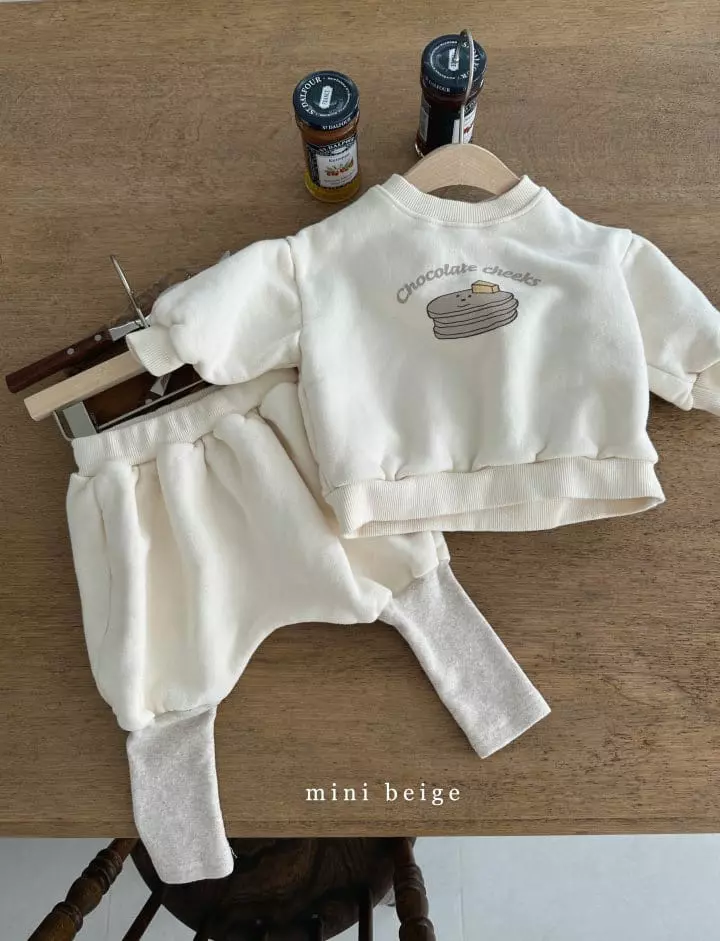 The Beige - Korean Baby Fashion - #babyboutiqueclothing - Bread Top Bottom Set - 3