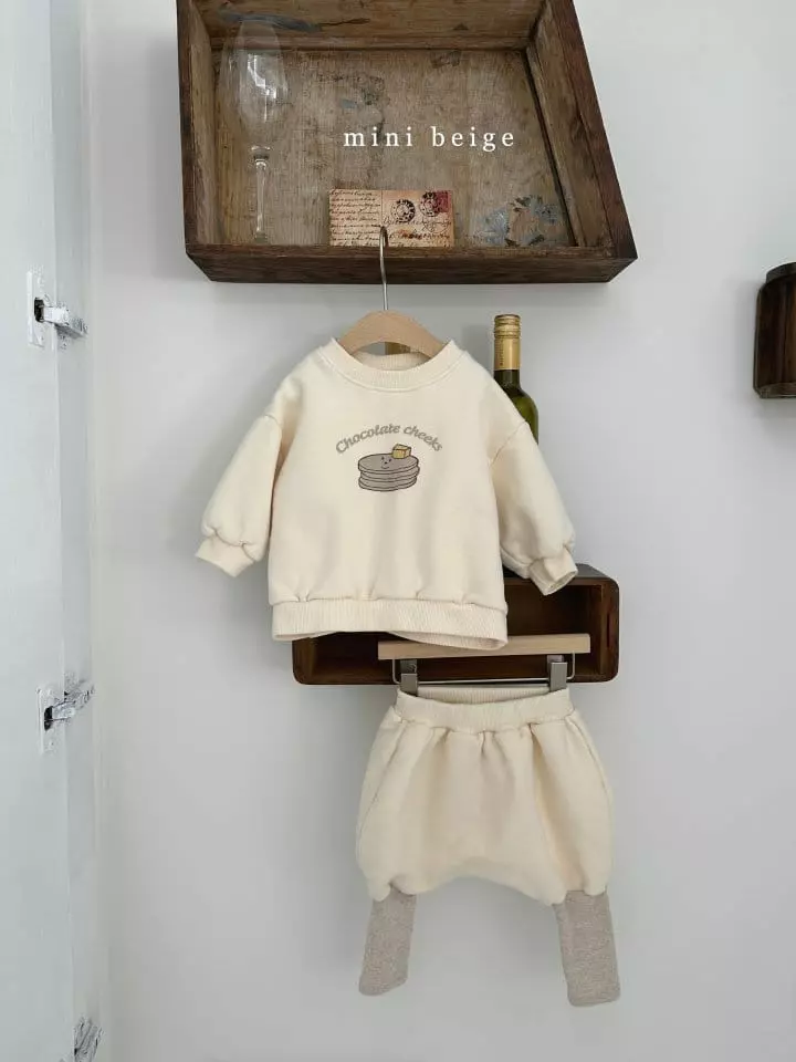 The Beige - Korean Baby Fashion - #babyboutiqueclothing - Bread Top Bottom Set - 4