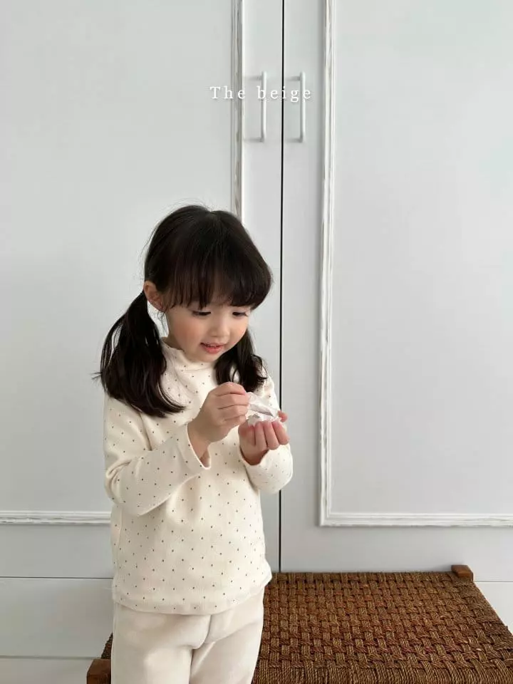 The Beige - Korean Children Fashion - #designkidswear - Half Turtleneck Tee - 2