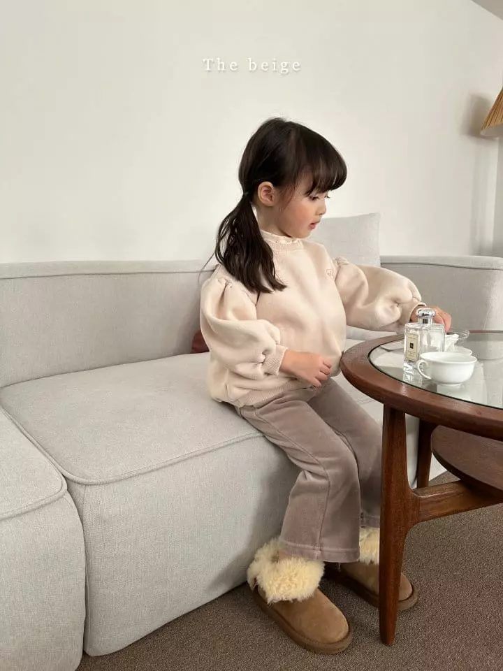 The Beige - Korean Children Fashion - #designkidswear - Veloure Pants - 4