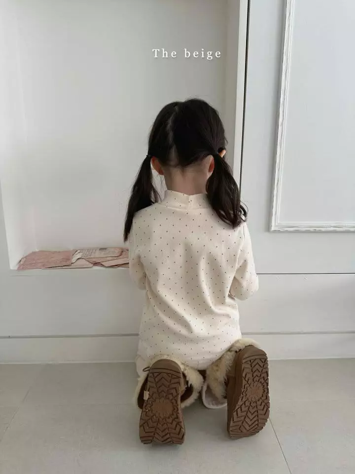 The Beige - Korean Children Fashion - #discoveringself - Half Turtleneck Tee - 3