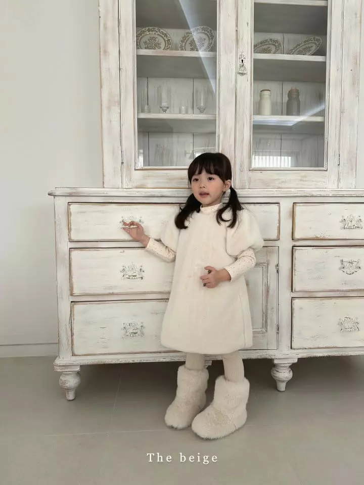 The Beige - Korean Children Fashion - #fashionkids - Mink One-piece