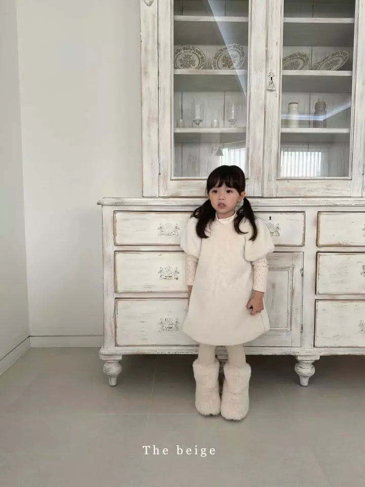 The Beige - Korean Children Fashion - #kidsstore - Mink One-piece - 3