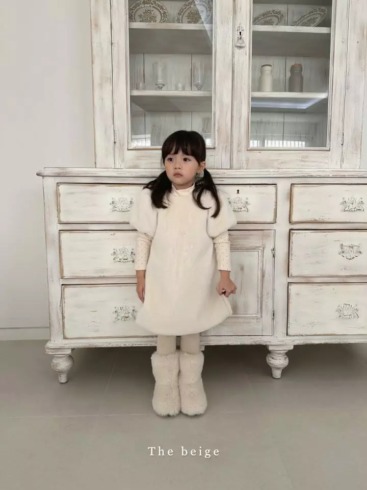 The Beige - Korean Children Fashion - #kidsstore - Mink One-piece - 4