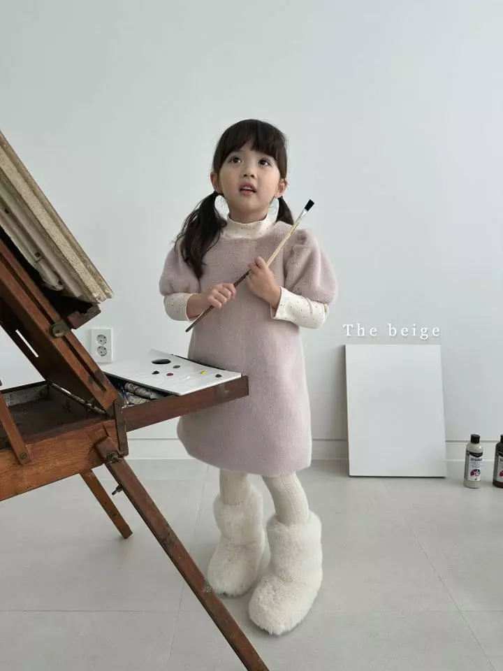 The Beige - Korean Children Fashion - #minifashionista - Mink One-piece - 8