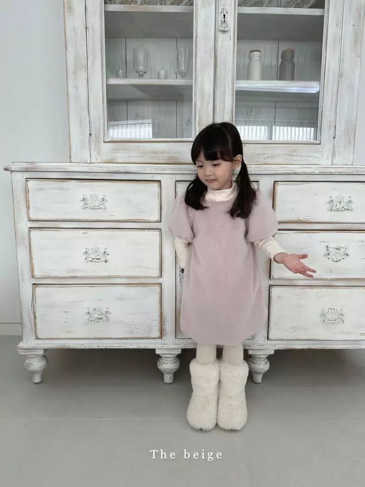 The Beige - Korean Children Fashion - #stylishchildhood - Mink One-piece - 12