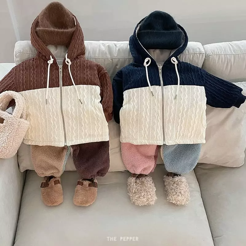 The Pepper - Korean Children Fashion - #childofig - Knit Collar Jacket - 5