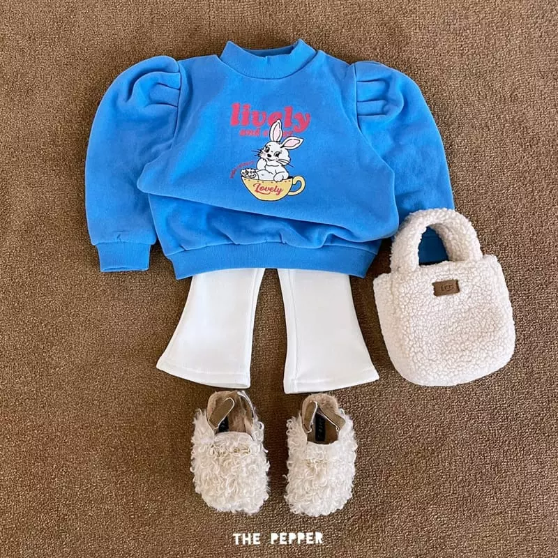 The Pepper - Korean Children Fashion - #designkidswear - Puff Rabbit Sweatshirt - 10