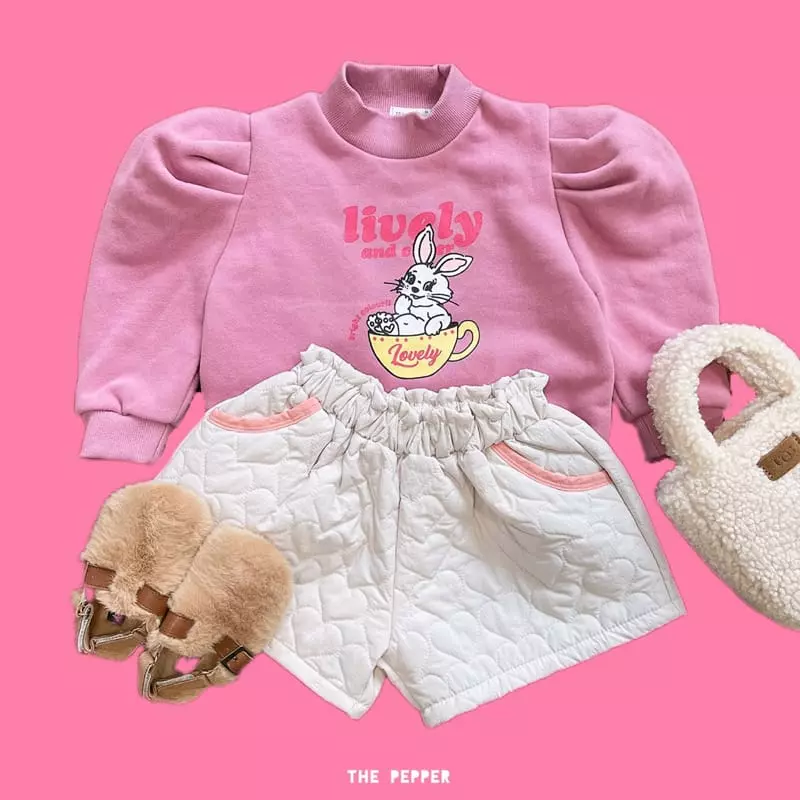 The Pepper - Korean Children Fashion - #littlefashionista - Puff Rabbit Sweatshirt