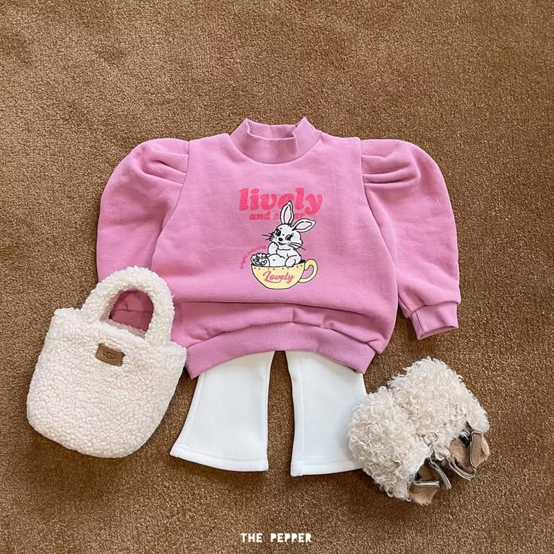 The Pepper - Korean Children Fashion - #minifashionista - Puff Rabbit Sweatshirt - 3