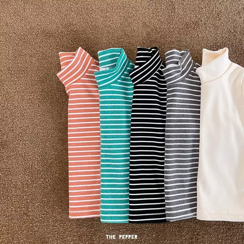 The Pepper - Korean Children Fashion - #minifashionista - Half Turtleneck Tee