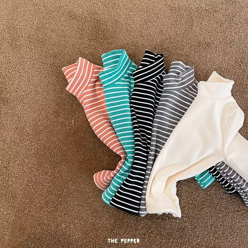 The Pepper - Korean Children Fashion - #prettylittlegirls - Half Turtleneck Tee - 2