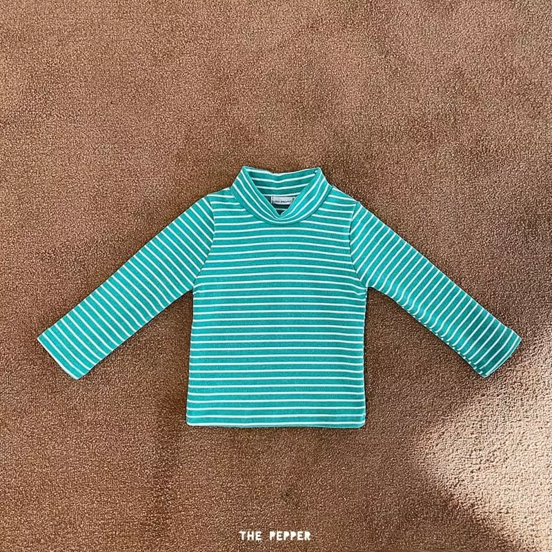 The Pepper - Korean Children Fashion - #stylishchildhood - Half Turtleneck Tee - 5