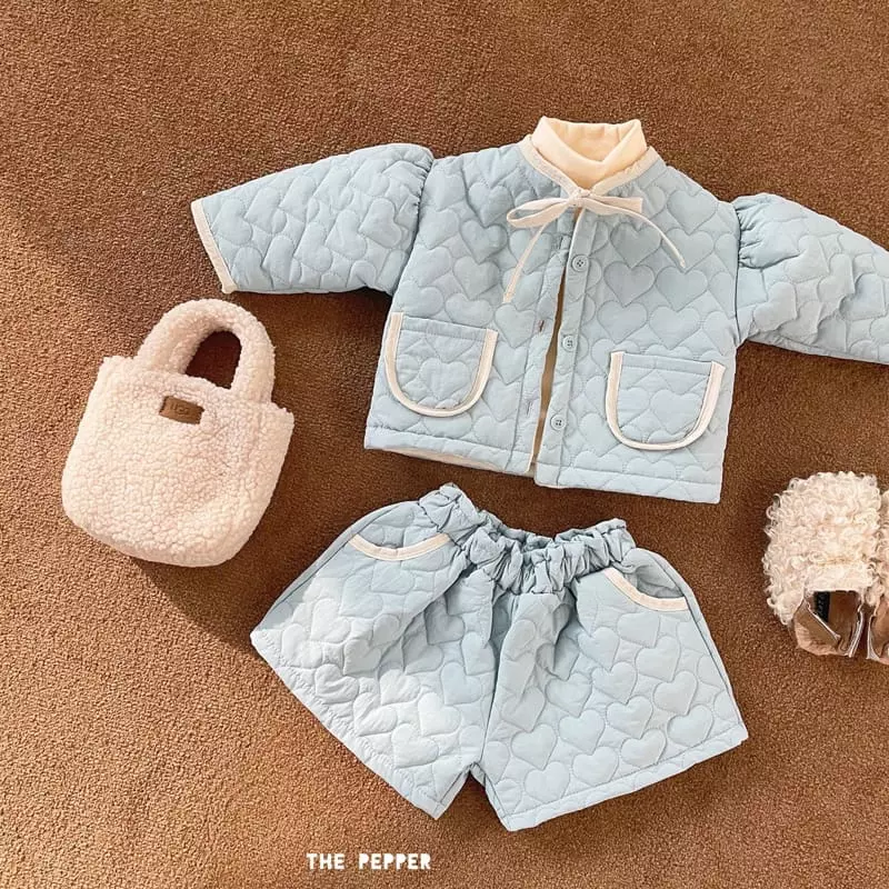 The Pepper - Korean Children Fashion - #todddlerfashion - Heart Puff Jacket - 12