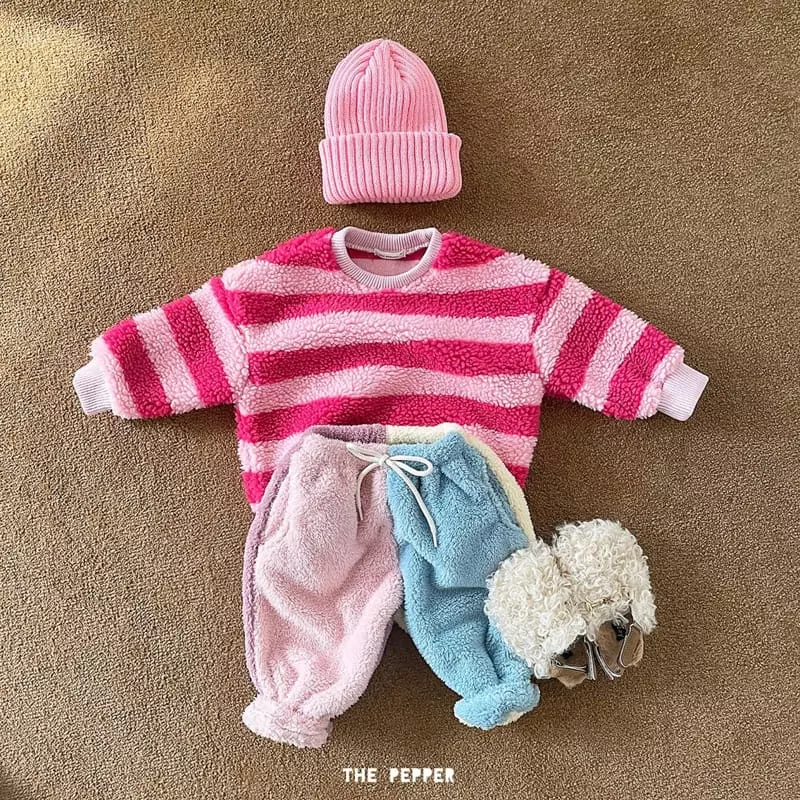 The Pepper - Korean Children Fashion - #todddlerfashion - Color Bbogle Sweatshirt - 11