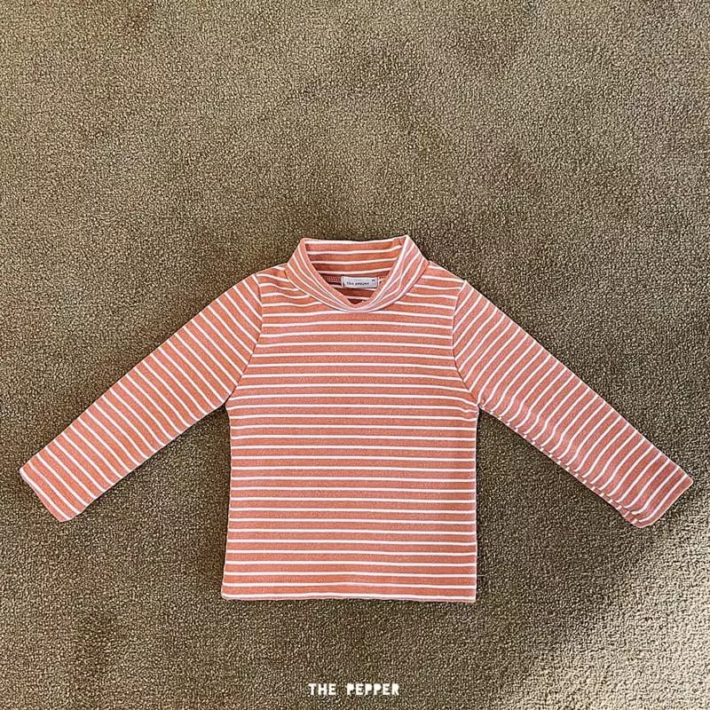 The Pepper - Korean Children Fashion - #todddlerfashion - Half Turtleneck Tee - 4