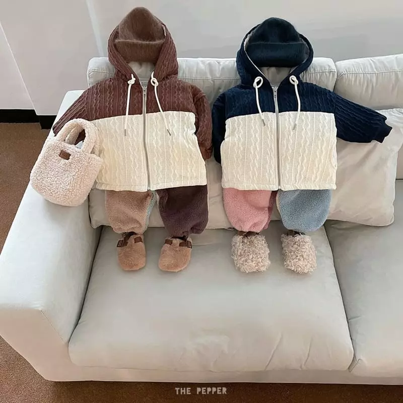 The Pepper - Korean Children Fashion - #toddlerclothing - Knit Collar Jacket - 3