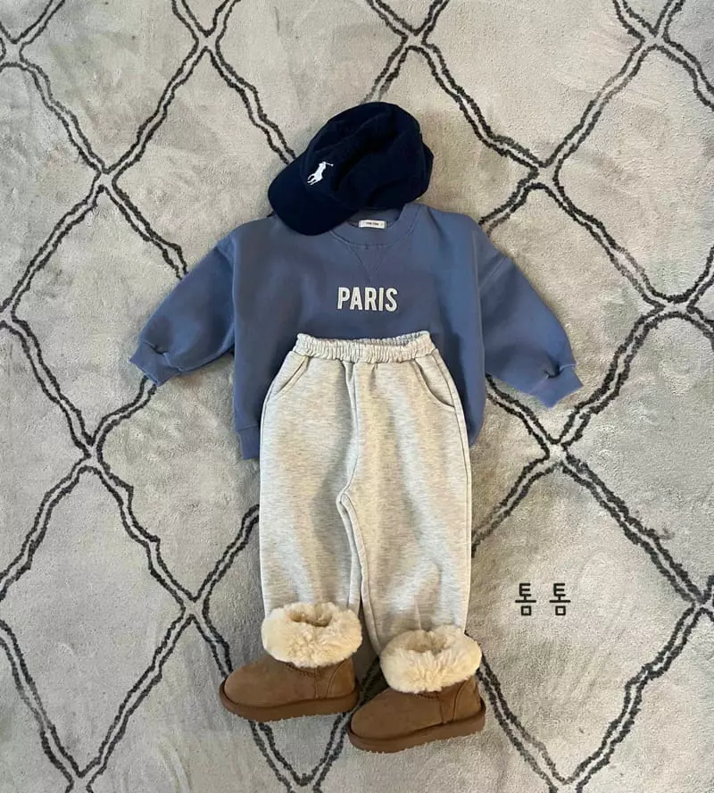 Tom Tom - Korean Children Fashion - #designkidswear - Paris Apleke Sweatshirt