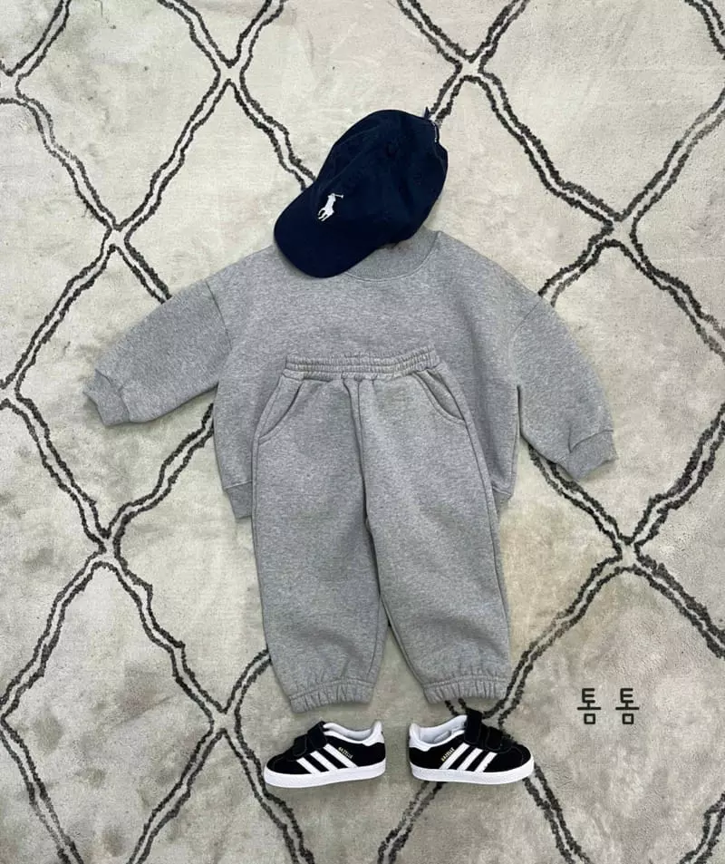 Tom Tom - Korean Children Fashion - #discoveringself - Half Basic Top Bottom Set - 9