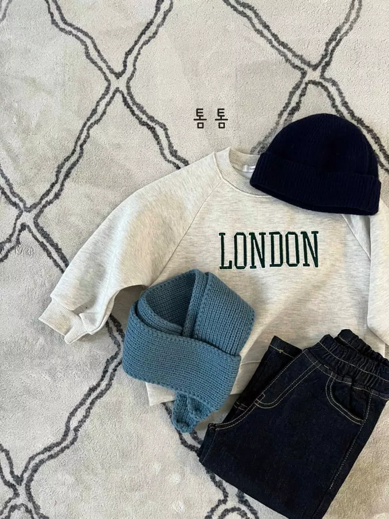 Tom Tom - Korean Children Fashion - #kidsshorts - London Sweatshirt - 3