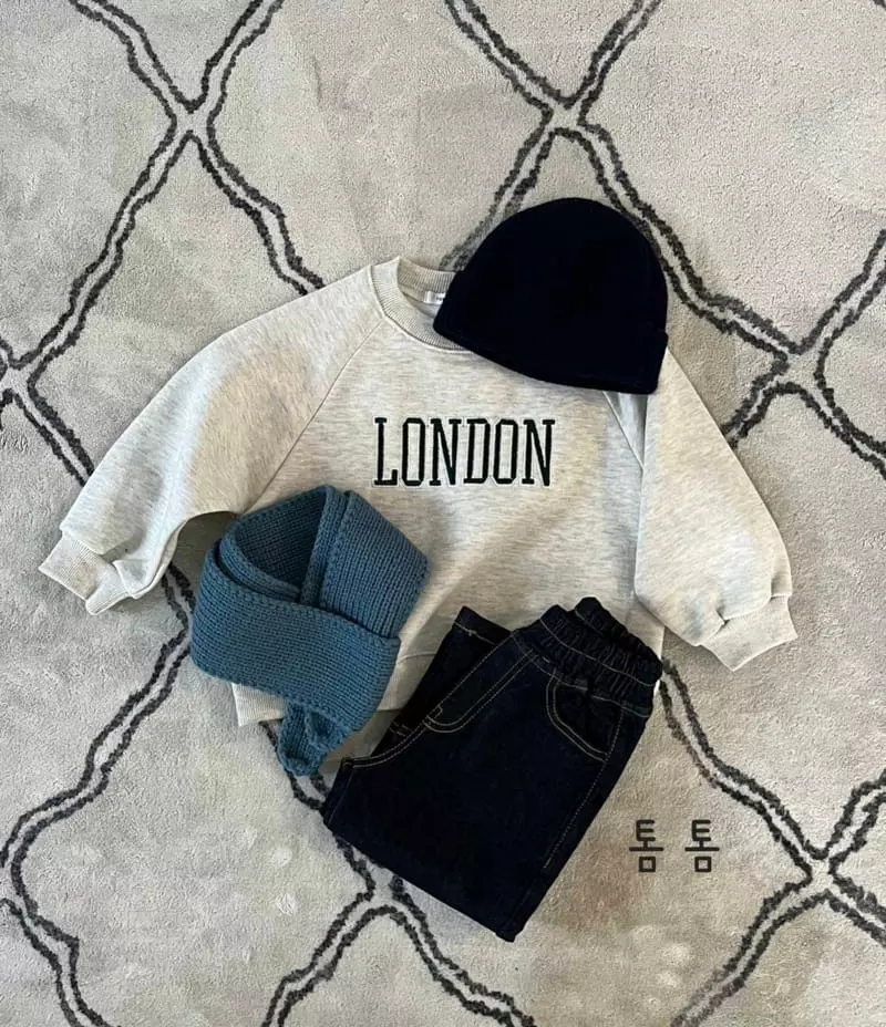 Tom Tom - Korean Children Fashion - #kidsshorts - London Sweatshirt - 4