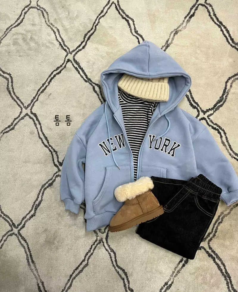 Tom Tom - Korean Children Fashion - #kidsstore - Newyork Hoody Zip-up