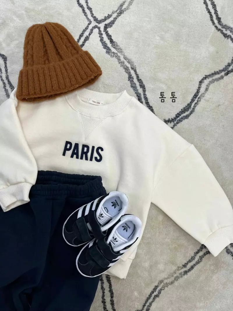 Tom Tom - Korean Children Fashion - #kidzfashiontrend - Paris Apleke Sweatshirt - 6