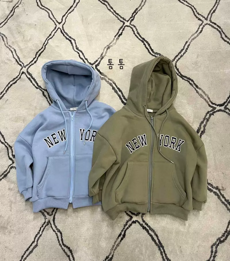 Tom Tom - Korean Children Fashion - #Kfashion4kids - Newyork Hoody Zip-up - 4
