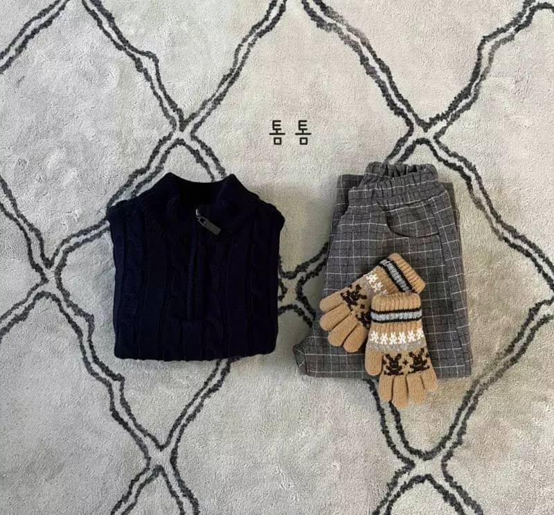 Tom Tom - Korean Children Fashion - #minifashionista - Twist Knit Tee - 5
