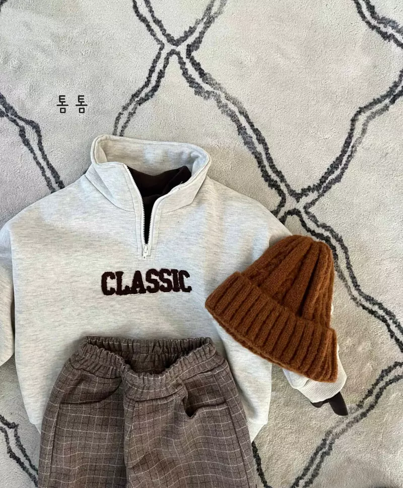 Tom Tom - Korean Children Fashion - #prettylittlegirls - Check Pants - 3