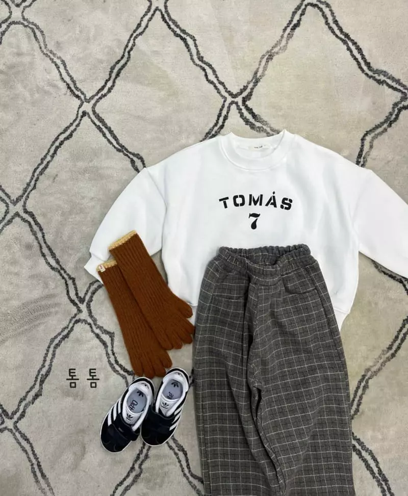 Tom Tom - Korean Children Fashion - #toddlerclothing - Check Pants - 5
