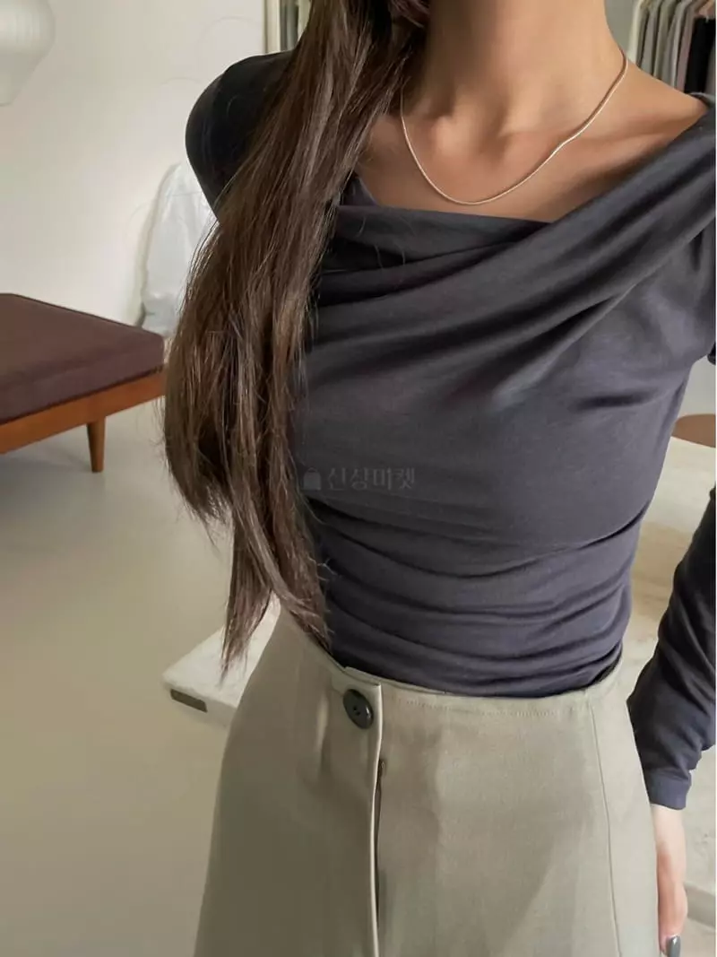 Und - Korean Women Fashion - #momslook - Twoway Shirring Ree - 3